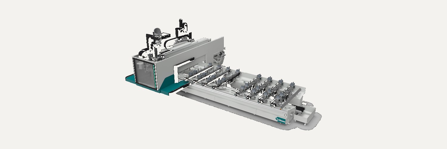 자동 곡면 밴더기 — Biesse Rover Edge